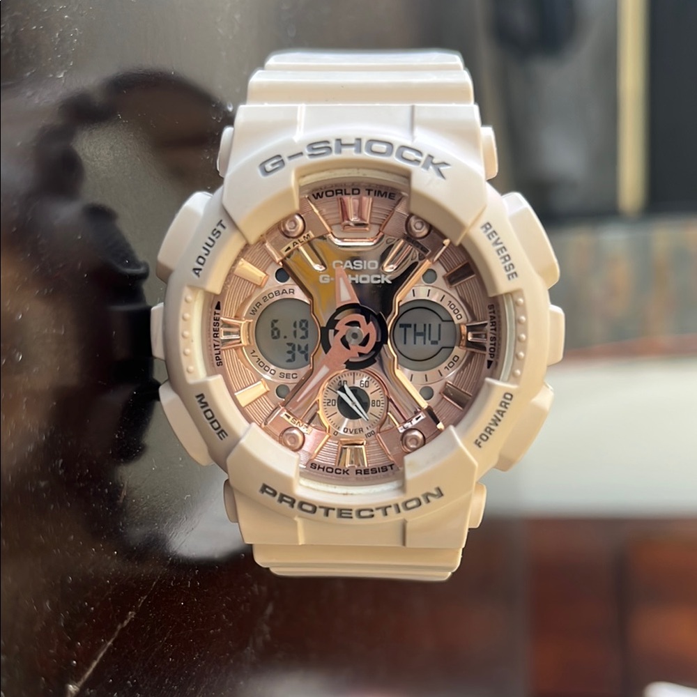 Casio G-Shock Pink/Beige Watch